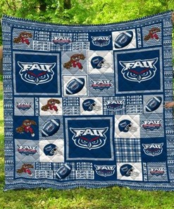 Florida Atlantic Owls NCAA Quilted Bedding Set for a Comfortable and Soft Bed