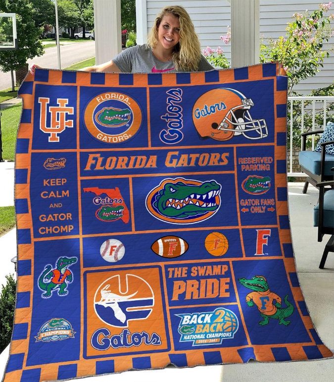 Florida Gators B220506 Quilt Bedding Set - Support your favorite college team with this cozy quilt bedding set.