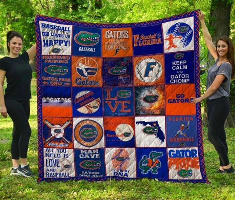 Florida Gators Collected Green NCAA Quilt Blanket - Cozy up with Gator Spirit