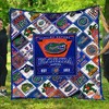 Florida Gators EST 1853 Collage Quilt Bedding Set with Team Designs