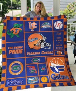 Florida Gators Football Quilt Bedding Set B240506