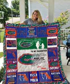 Florida Gators Quilt Bedding Set- To My Daughter Mom.