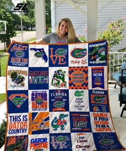 Florida Gators Quilt Blanket 02 for NCAA Fans