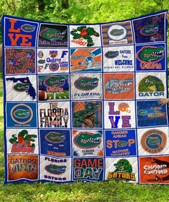 Florida Gators The Florida Family Loved NCAA Quilt Blanket - Keep Warm and Celebrate Family and Gator Pride