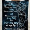 Flower Blanket To My Girlfriend I'd Find You Sooner And Love You Longer Bedding Set Full