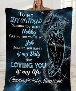 Flower Blanket To My Girlfriend I'd Find You Sooner And Love You Longer Bedding Set Full