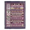 Flower Blanket To My Girlfriend You Are My Sunshine Love You Boyfriend - A Romantic and Sentimental Gift for Your Love