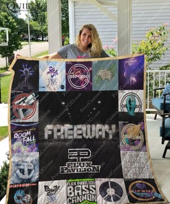 Flux Pavilion Albums Collection Quilt Bedding Set for Fans