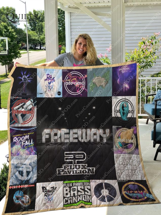 Flux Pavilion Albums Collection Quilt Bedding Set for Fans
