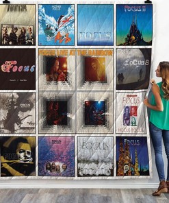 Focus Albums Combined Quilt Blanket for Jazz Fans