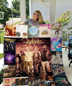 Foghat Band Live Quilt Bedding Set for Fans of the Band