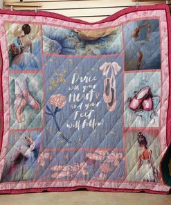 Follow Your Heart Quilt Bedding Set - Featuring Inspiring Message