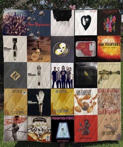 Foo Fighters Music Collection Quilt Bedding Set for Fans