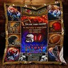 Football Life Follow Your Passion Quilt Bedding Set for Sports Enthusiasts