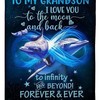 For Grandson Love You To The Moon And Back Trending Quilt Bedding Set From Grandma