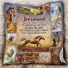 For I Know the Plans Horse Quilt Bedding Set