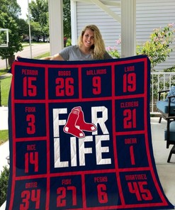 For Life Boston Red Sox Quilt Bedding Set for Sports Fans