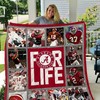 For Life Ncaa Alabama Crimson Tide Collected Quilt Bedding Set with Soft Quilt Blanket