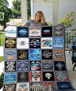 Ford Motor Company Quilt Bedding Set - Perfect for Any Fan