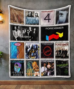 Foreigner Album Vintage Quilt Blanket - A Must-Have for Music Fans