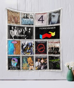 Foreigner Band Quilt Blanket for Fans of Classic Rock