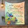 Forever Love Personalized To My Wife I Love You Forever Quilt Bedding Set for Wife From Husband