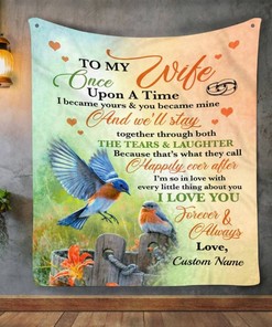 Forever Love Personalized To My Wife I Love You Forever Quilt Bedding Set for Wife From Husband