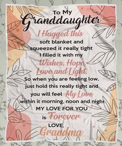 Forever Love Quilt Bedding Set from Grandma to Granddaughter on Birthday