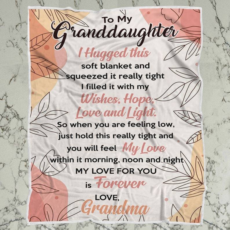 Forever Love Quilt Bedding Set from Grandma to Granddaughter on Birthday