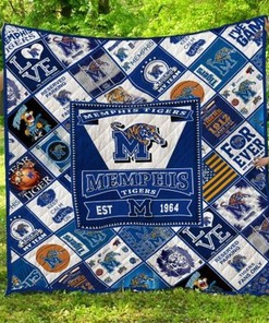 Forever NCAA Memphis Tigers Collection Combined Quilt Blanket for Fans