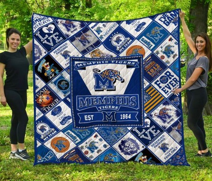 Forever NCAA Memphis Tigers Collection Combined Quilt Blanket for Fans