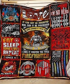 Forever The Firefighter - It Cannot Be Inherited Nor Purchased Tribute Bed Set