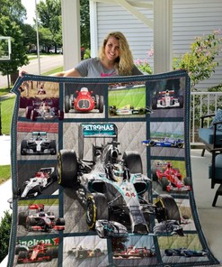 Formula One F1 Quilt Blanket with Sports Theme