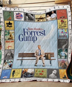 Forrest Gump Tom Hanks Quilt Blanket - Relive the Classic Movie