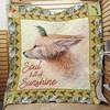 Fox Hummingbird Quilt Bedding Set, Perfect for Nature Lovers