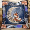 Fox I Love You To The Moon And Back Quilt Bedding Set for Animal Lovers