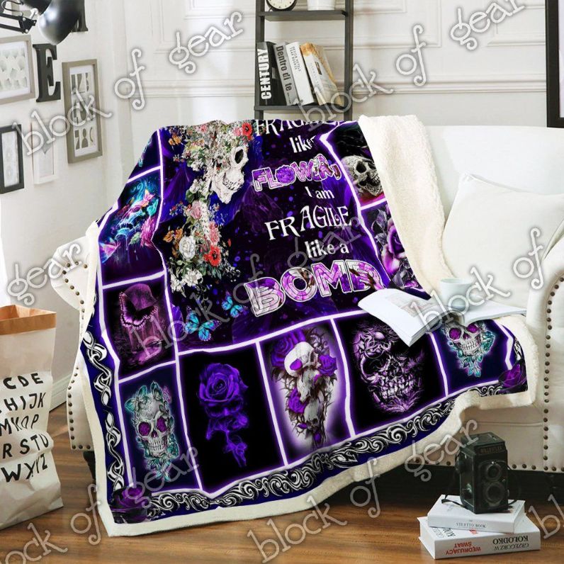Fragile Like A Bomb Quilt Bedding Set for Independent Women