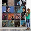 Frank Sinatra Album Combined Vintage Quilt Bedding Set for Fans of the Singer
