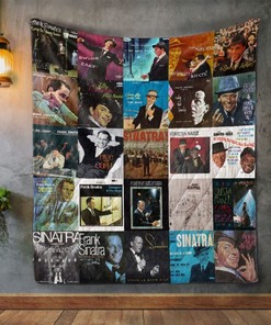 Frank Sinatra Album Quilt Bedding Set for Nostalgic and Classic Music Fans