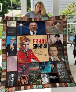 Frank Sinatra Hvt250503 Quilt Blanket - Celebrate the music of Frank Sinatra with this stylish quilt blanket.