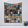 Frank Sinatra Style Collection Quilt Blanket for Classic Music Fans