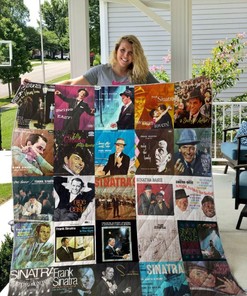 Frank Sinatra Vintage Quilt Blanket - The Voice for Fans