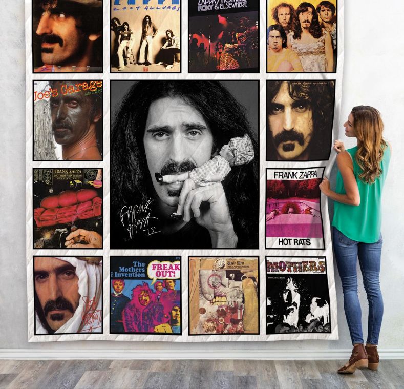 Frank Zappa For Fans Collection Vintage Quilt Blanket for Music Lovers