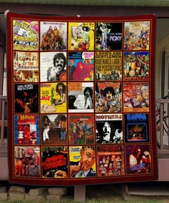 Frank Zappa Quilt Blanket - Add some personality to your room with this Frank Zappa quilt blanket