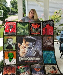 Frankenstein Quilt Blanket 0533 - A Gothic Style Quilt Bedding Set for Frankenstein Fans