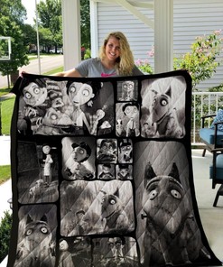 Frankenweenie Quilt Blanket for Fans - Cozy and Warm Gift for Movie Lovers