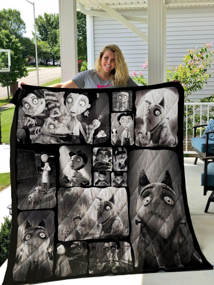 Frankenweenie Quilt Blanket for Fans - Cozy and Warm Gift for Movie Lovers