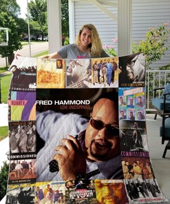 Fred Hammond Albums For Girls Collection Quilt Blanket, Ideal for Gospel Music Fans