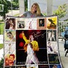 Freddie Mercury Albums Cover Poster Vintage Quilt Bedding Set with Artistic Touch