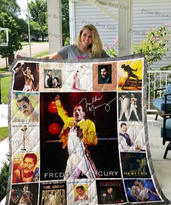 Freddie Mercury Albums Cover Poster Vintage Quilt Bedding Set with Artistic Touch